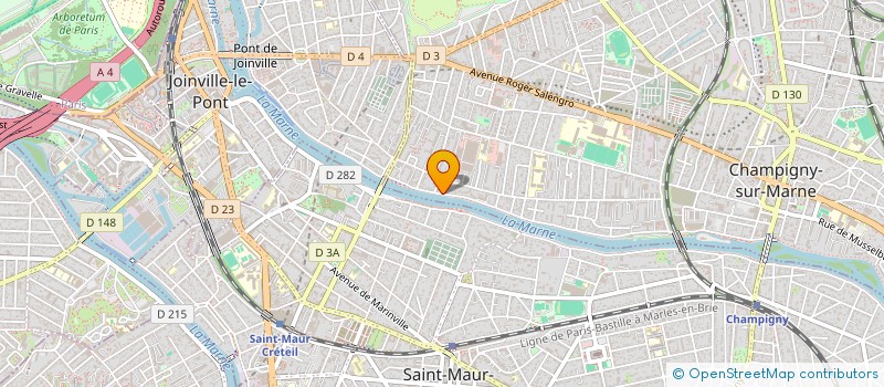 localisation de l'entreprise ASSOCIATION AU QUAI CHORAL à CHAMPIGNY-SUR-MARNE