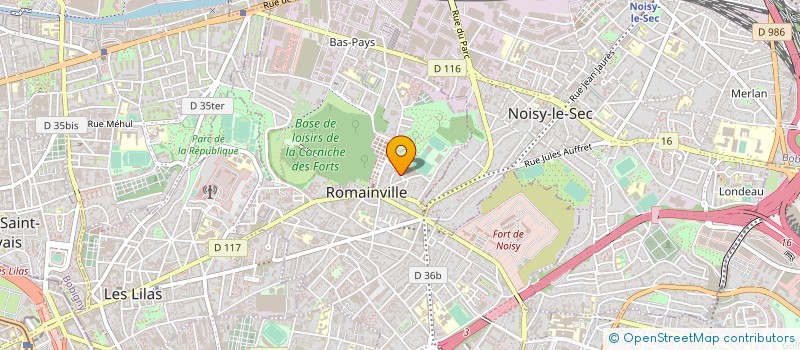 localisation de l'entreprise ASSOCIATION AU REGARD DE L HISTOIRE à ROMAINVILLE
