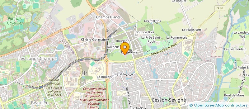localisation de l'entreprise ASSOCIATION AU SERVBICE DES TRANSPORTS POUR PERSONNES HANDICAPEES  CESSON-SEVIGNE