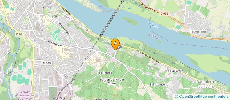 localisation de l'entreprise ASSOCIATION AUDE  SAUMUR