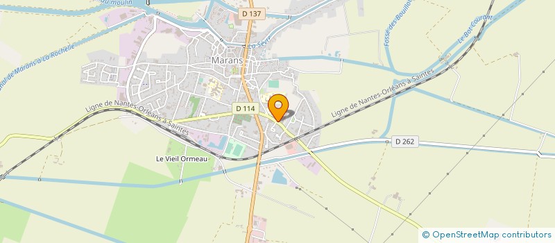 localisation de l'entreprise ASSOCIATION AUNIS FM  MARANS