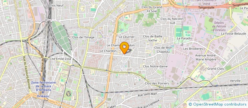 localisation de l'entreprise ASSOCIATION AURELIANIS à ORLEANS