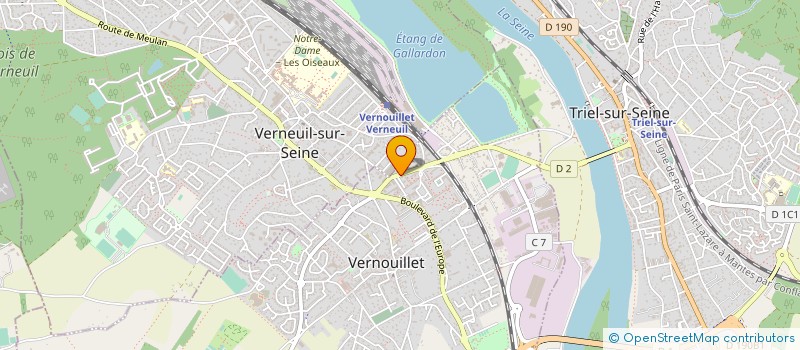 localisation de l'entreprise ASSOCIATION AURORE à VERNOUILLET