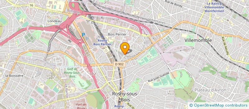 localisation de l'entreprise ASSOCIATION AURORE à ROSNY-SOUS-BOIS