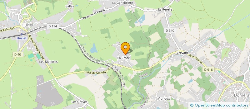 localisation de l'entreprise ASSOCIATION AURORE à HURIEL