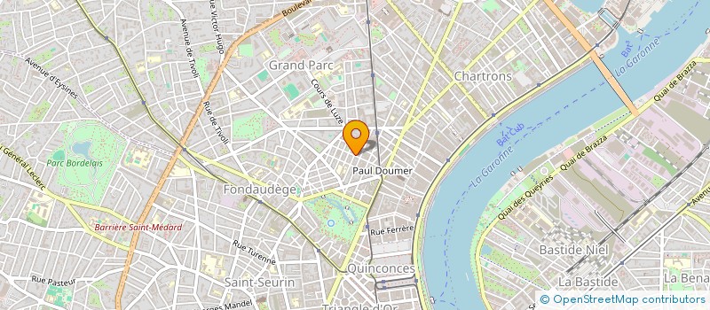 localisation de l'entreprise ASSOCIATION AUSTRALIE DU SUD OUEST à BORDEAUX
