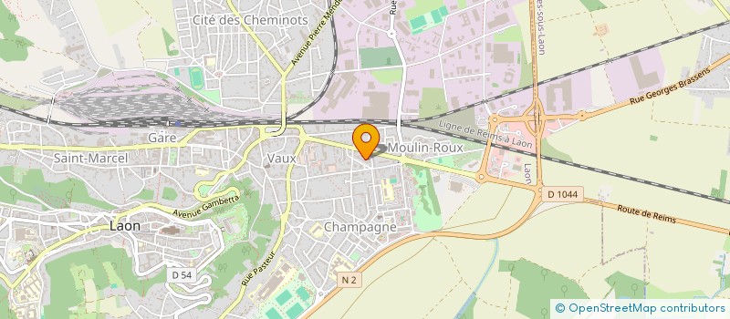 localisation de l'entreprise ASSOCIATION AUTANT RECUPERER  LAON