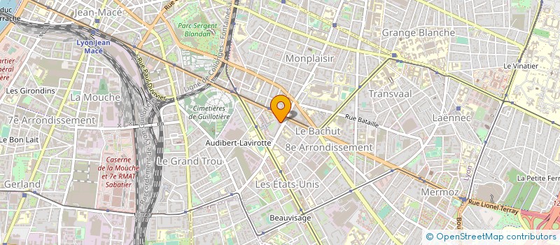 localisation de l'entreprise ASSOCIATION AUTO-PARTAGE  LYON