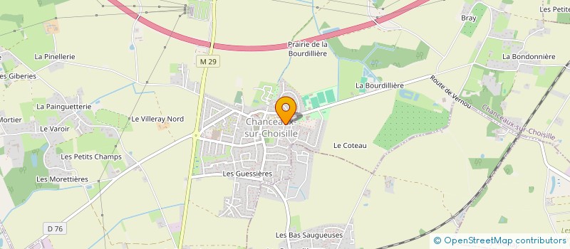 localisation de l'entreprise ASSOCIATION AUTO SUBSISTANCE ALIMENTAIRE SANITAIRE  CHANCEAUX-SUR-CHOISILLE