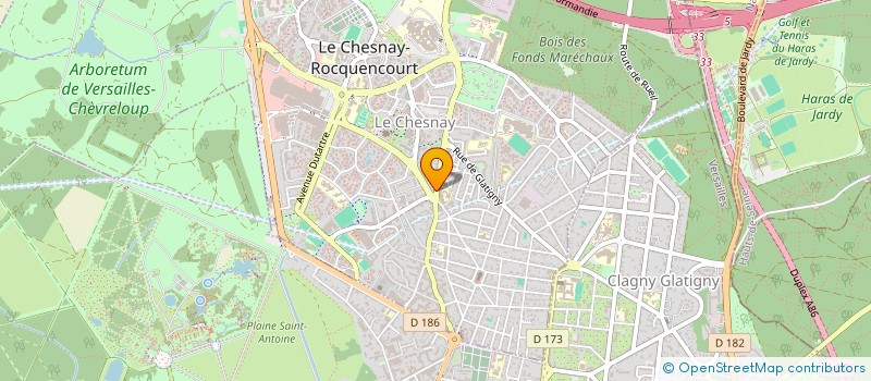 localisation de l'entreprise ASSOCIATION AUTONOME DE PARENTS D'ELEVES DES ETABLISSEMENTS PUBLICS DU CHESNAY-ROCQUENCOURT  LE CHESNAY-ROCQUENCOURT