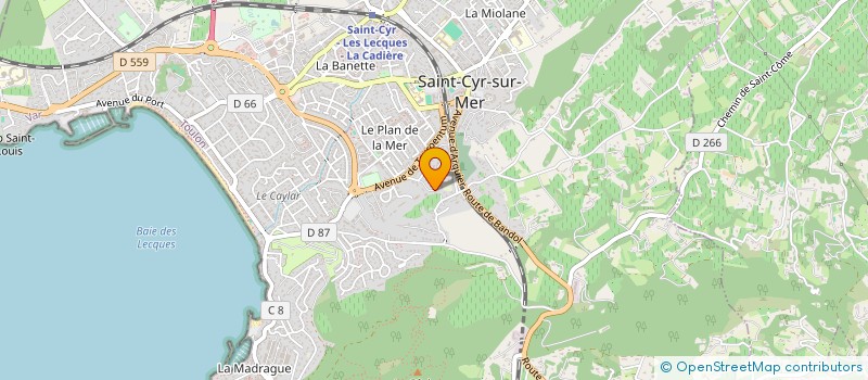 localisation de l'entreprise ASSOCIATION AUTONOME DES FAMILLES D ETUDIANTS DE L ECOLE EUROPEENNE DE PODOLOGIE PLURIDISCIPLINAIRE DE BRUXELLE à SAINT-CYR-SUR-MER