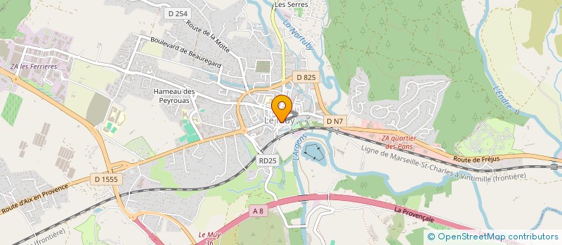 localisation de l'entreprise ASSOCIATION AUTONOME DES PARENTS D'ELEVES  A.A.P.E  LE MUY