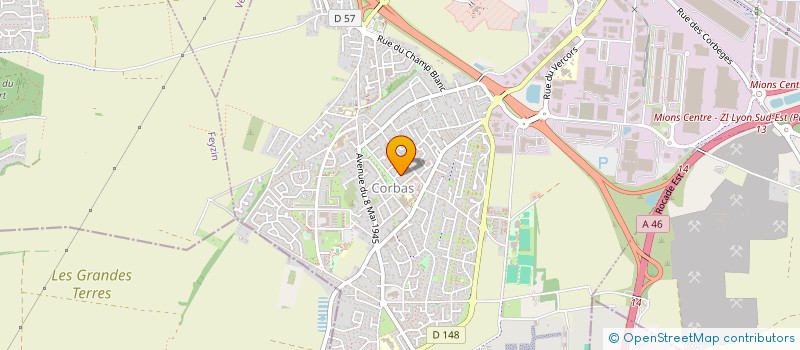 localisation de l'entreprise ASSOCIATION AUTONOME DES PARENTS D'ELEVES DE CORBAS à CORBAS