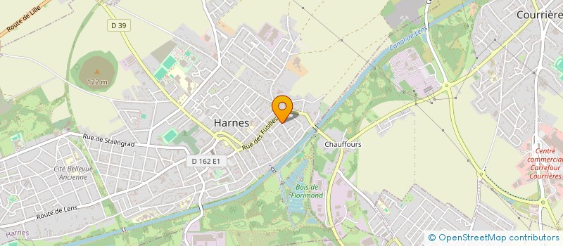 localisation de l'entreprise ASSOCIATION AUTONOME DES PARENTS D'ELEVES DE HARNES  HARNES