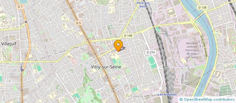 localisation de l'entreprise ASSOCIATION AUTONOME DES PARENTS D'ELEVES DE VITRY-SUR-SEINE à VITRY-SUR-SEINE