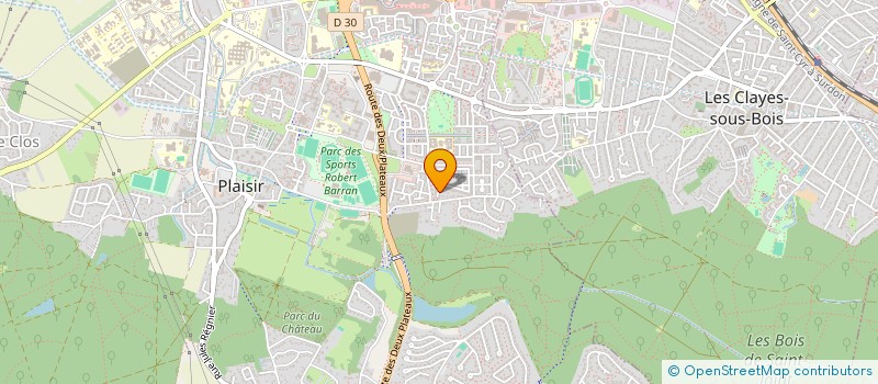 localisation de l'entreprise ASSOCIATION AUTONOME DES PARENTS D'ELEVES DU GROUPE MOZART à PLAISIR