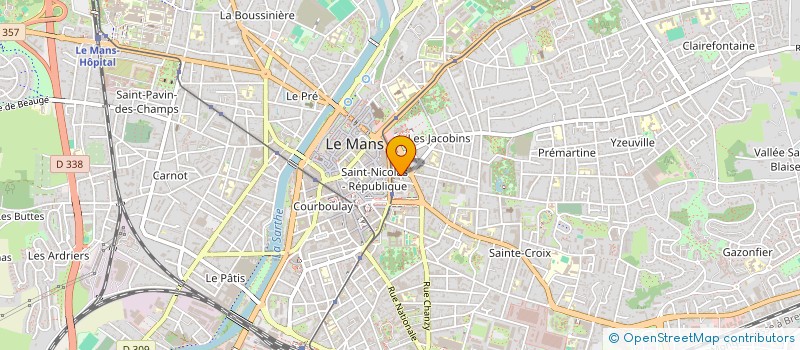 localisation de l'entreprise ASSOCIATION AUTOUR DU LIVRE  LE MANS