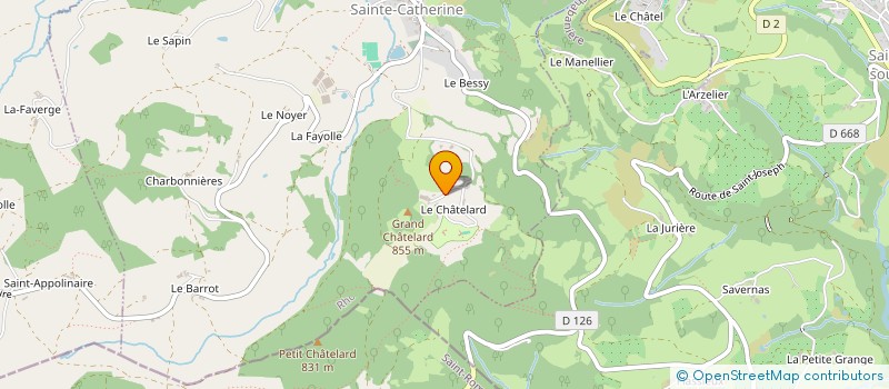 localisation de l'entreprise ASSOCIATION AUTRES CHOSES à CHABANIERE