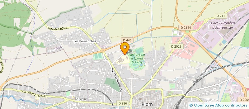 localisation de l'entreprise ASSOCIATION AUVERGNATE DE SAUVETAGE ET SECOURISME  LEMPDES