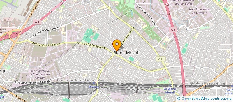 localisation de l'entreprise ASSOCIATION AUX SECOURS DES UTILISATEURS VICTIMES DES RANCONGICIELS ( ASECUR ) à LE BLANC-MESNIL