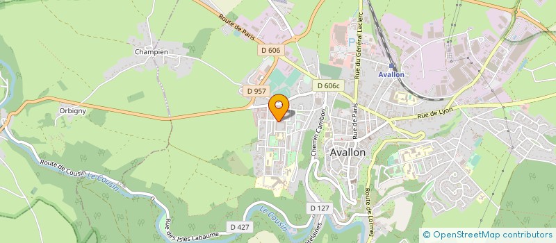 localisation de l'entreprise ASSOCIATION AVALLONNAISE DE TAEKWON DO TRADITIONNEL - INTERNATIONAL TAEKWON DO FEDERATION (AATKD-ITF) à AVALLON