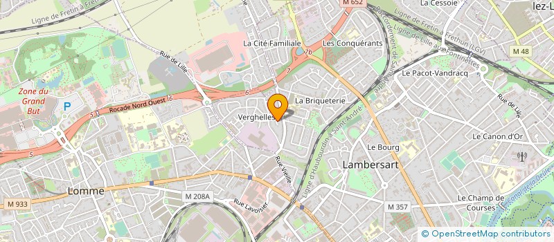 localisation de l'entreprise ASSOCIATION AVANCEUR à LAMBERSART