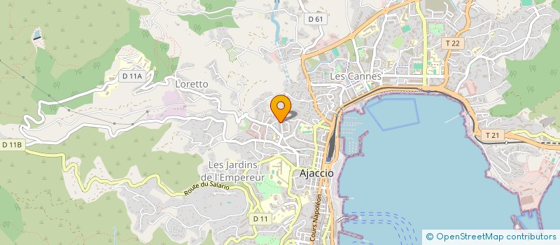 localisation de l'entreprise ASSOCIATION AVANZEMU à AJACCIO