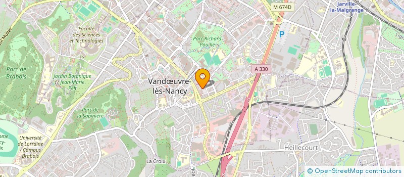 localisation de l'entreprise ASSOCIATION AVEC  VANDUVRE-LES-NANCY