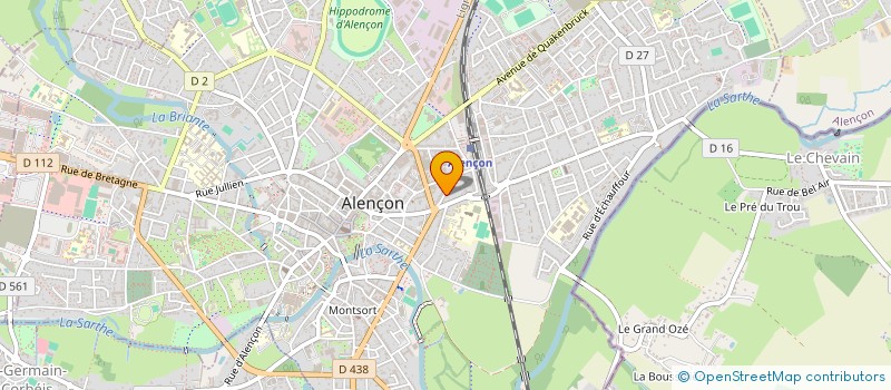localisation de l'entreprise ASSOCIATION AVEC FRANCOISE DOLTO à ALENCON