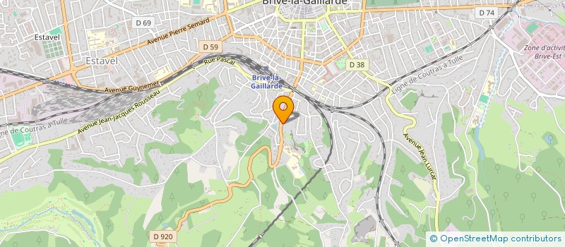 localisation de l'entreprise ASSOCIATION AVENIR FAMILIAL à BRIVE-LA-GAILLARDE