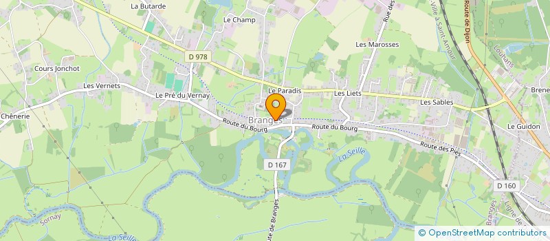 localisation de l'entreprise ASSOCIATION AVENTURE DECOUVERTE  BRUAILLES