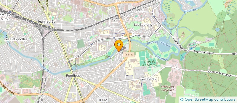 localisation de l'entreprise ASSOCIATION AVERROES  LE MANS