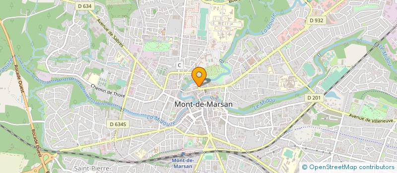 localisation de l'entreprise ASSOCIATION AVEUGLES ET MALVOYANTS à MONT-DE-MARSAN