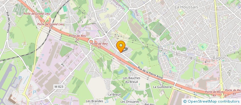 localisation de l'entreprise ASSOCIATION AVI-LAND à BOUGUENAIS
