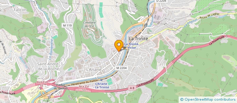 localisation de l'entreprise ASSOCIATION AVICENNE à NICE
