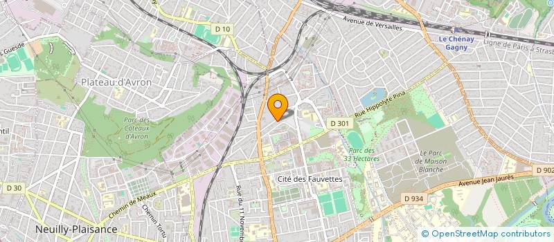 localisation de l'entreprise ASSOCIATION AVICENNE (IBN SINNA) à NEUILLY-SUR-MARNE