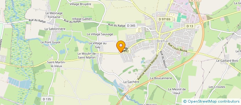 localisation de l'entreprise ASSOCIATION AVICOLE DU BOCAGE GRANVILLAIS à BREHAL
