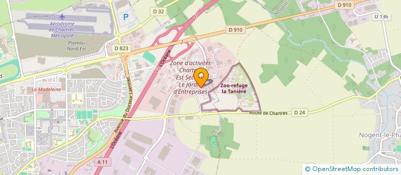 localisation de l'entreprise ASSOCIATION AWALIM à CHARTRES