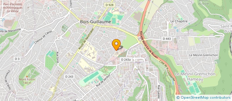 localisation de l'entreprise ASSOCIATION AXED à BOIS-GUILLAUME