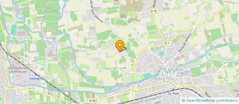 localisation de l'entreprise ASSOCIATION AYA  LE THOR