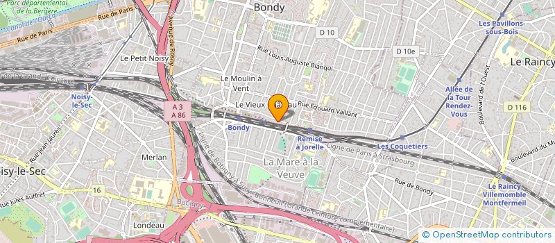 localisation de l'entreprise ASSOCIATION AYIBO  BONDY