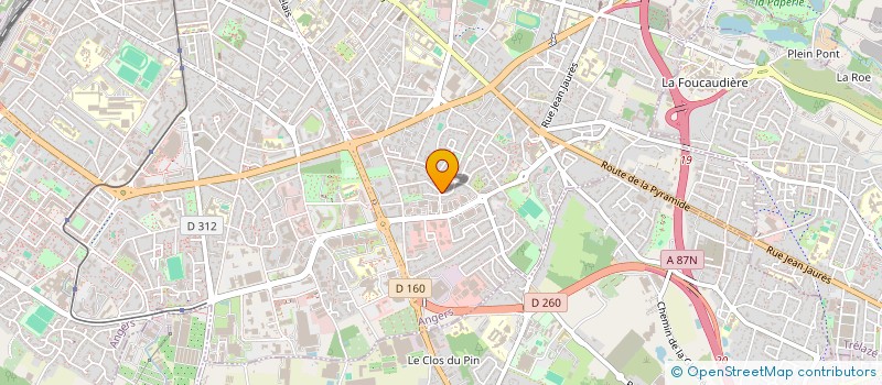 localisation de l'entreprise ASSOCIATION AYIGBE à ANGERS