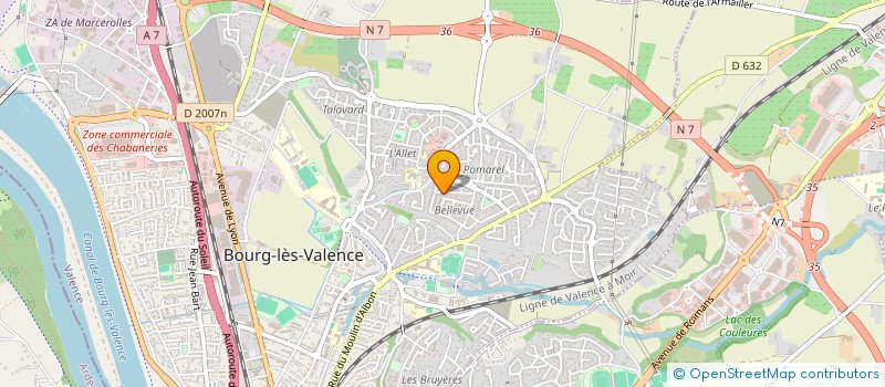 localisation de l'entreprise ASSOCIATION AYLLU à BOURG-LES-VALENCE