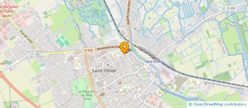 localisation de l'entreprise ASSOCIATION AYSOFYA SAINT-OMER  SAINT-OMER