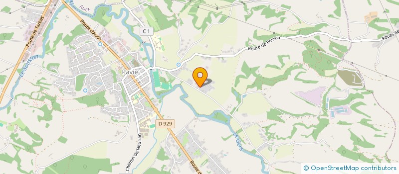 localisation de l'entreprise ASSOCIATION B.O.S.S  PAVIE