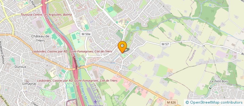 localisation de l'entreprise ASSOCIATION B.O.U.G.I.E.S  BALMA