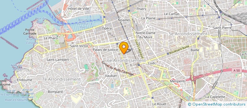 localisation de l'entreprise ASSOCIATION B'S PROD à MARSEILLE