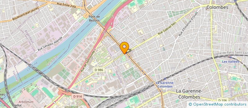 localisation de l'entreprise ASSOCIATION BA BOMOKO à COLOMBES
