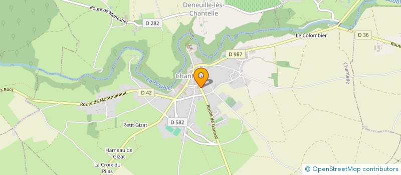 localisation de l'entreprise ASSOCIATION BABA YAGA  CHANTELLE