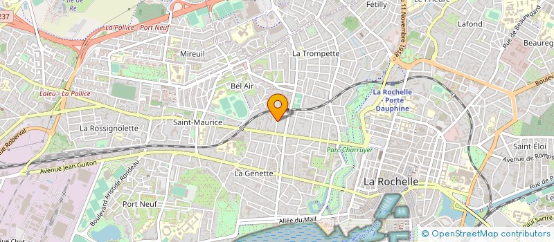 localisation de l'entreprise ASSOCIATION BABY PLUM  LA ROCHELLE